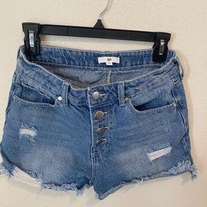 BP jean shorts, high rise, size 26
